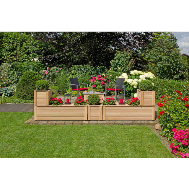 Blumenkasten Lärche 4-teilig – Bild 3