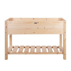 Hochbeet aus Holz blank L NG 105